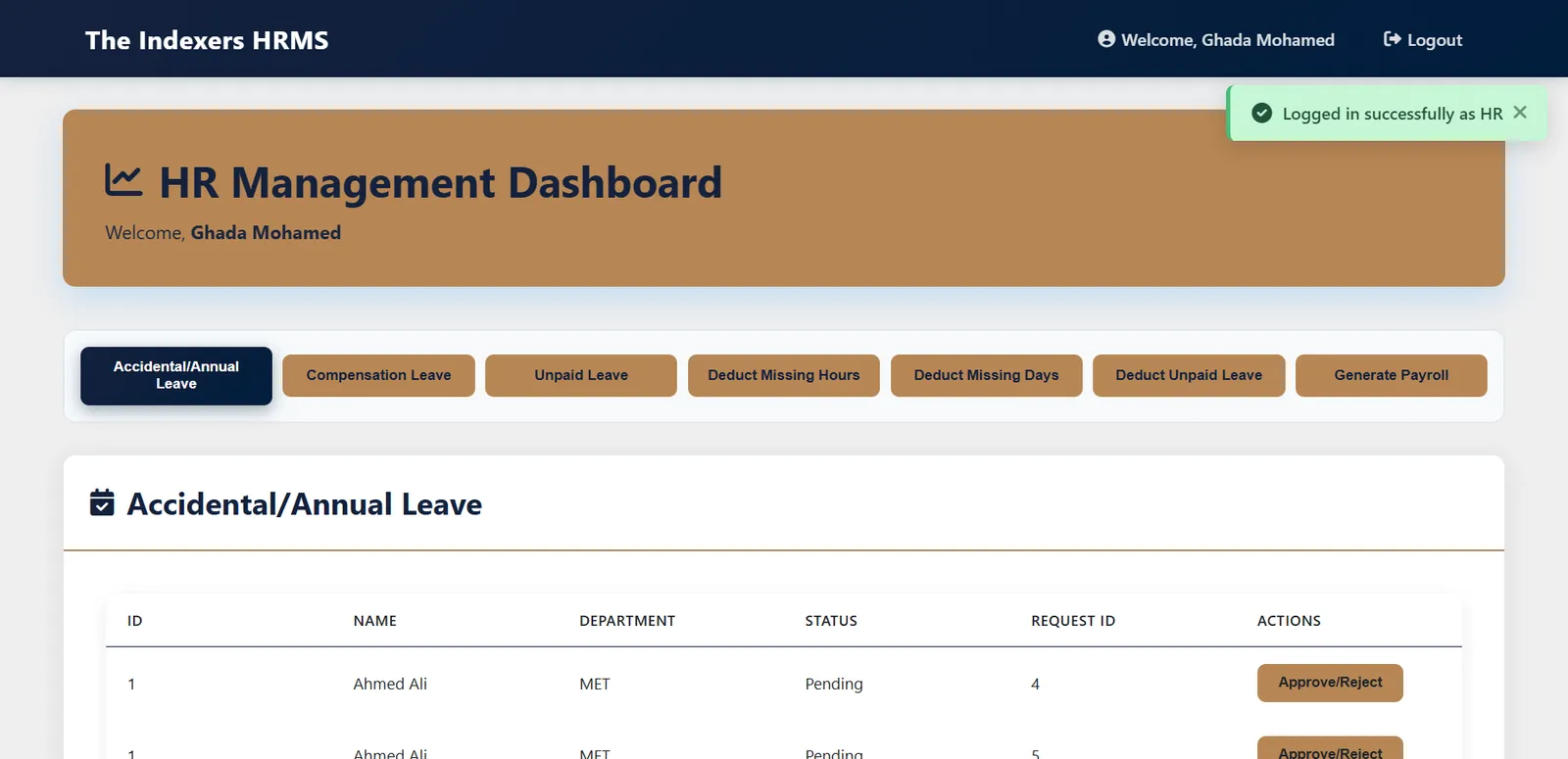 University HR System — figure 6